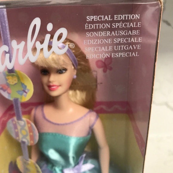Mattel Vintage Special Edition Spring Charm Barbie 2001 NIB Easter Edition - Picture 3 of 8
